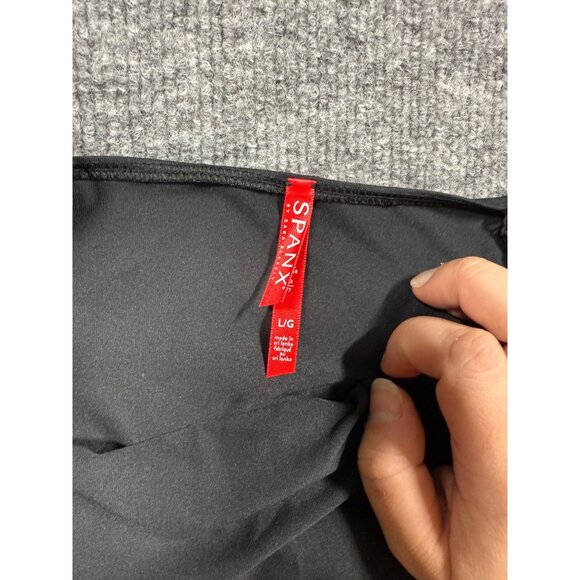 Spanx Shapewear Slip Dress Crew Neck Adjustable Straps Black Size L - Picture 3 of 5